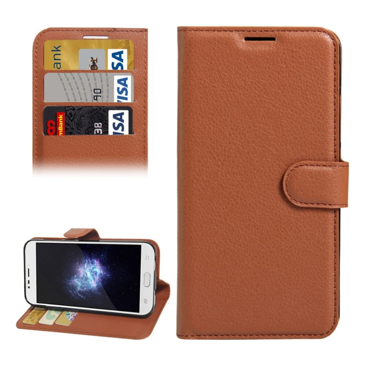 For DOOGEE X9 mini Litchi Texture Horizontal Flip Leather Case with Holder & Card Slots & Wallet