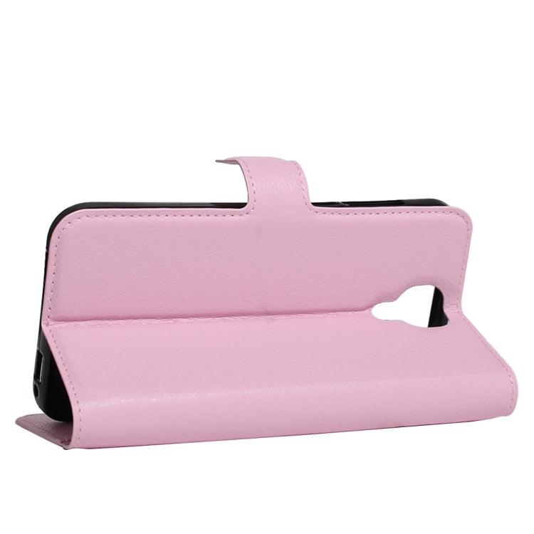 For DOOGEE X9 Litchi Texture Horizontal Flip Leather Case with Holder & Card Slots & Wallet