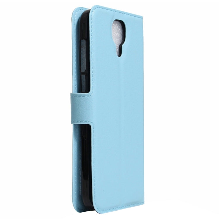 For DOOGEE X9 Litchi Texture Horizontal Flip Leather Case with Holder & Card Slots & Wallet