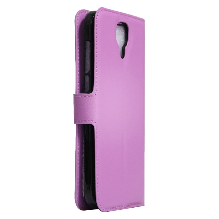 For DOOGEE X9 Litchi Texture Horizontal Flip Leather Case with Holder & Card Slots & Wallet