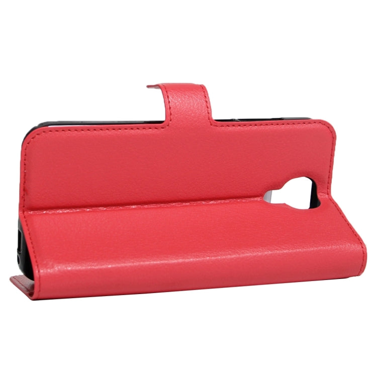 For DOOGEE X9 Litchi Texture Horizontal Flip Leather Case with Holder & Card Slots & Wallet