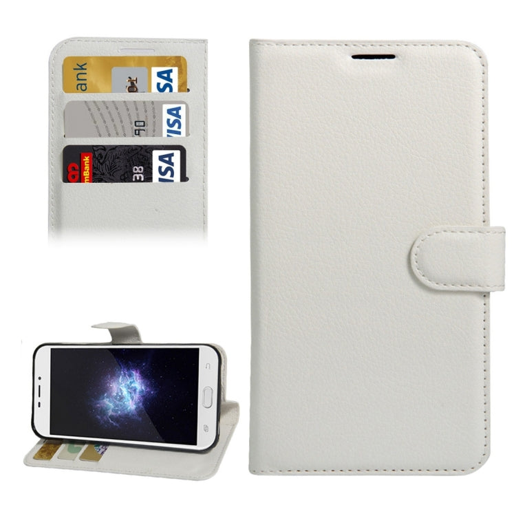 For DOOGEE X9 Litchi Texture Horizontal Flip Leather Case with Holder & Card Slots & Wallet