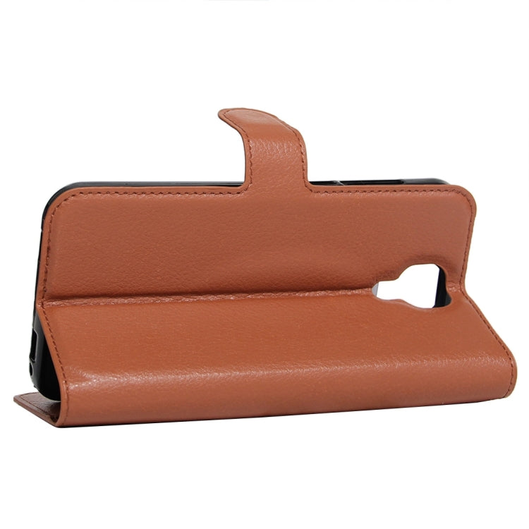 For DOOGEE X9 Litchi Texture Horizontal Flip Leather Case with Holder & Card Slots & Wallet