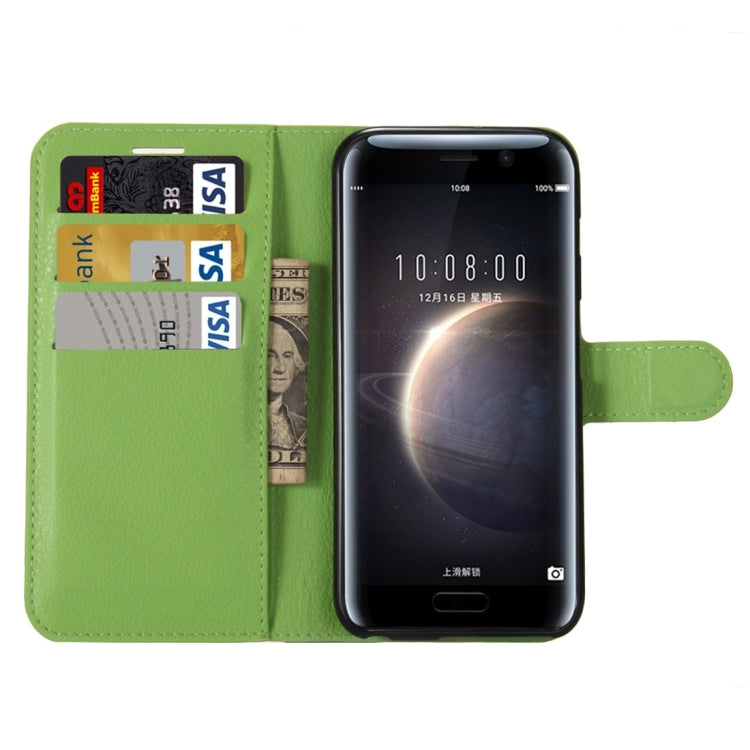 For Huawei Honor Magic Litchi Texture Horizontal Flip Leather Case with Holder & Card Slots & Wallet