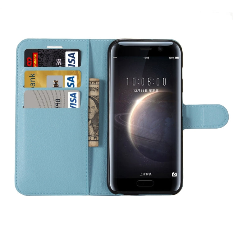 For Huawei Honor Magic Litchi Texture Horizontal Flip Leather Case with Holder & Card Slots & Wallet