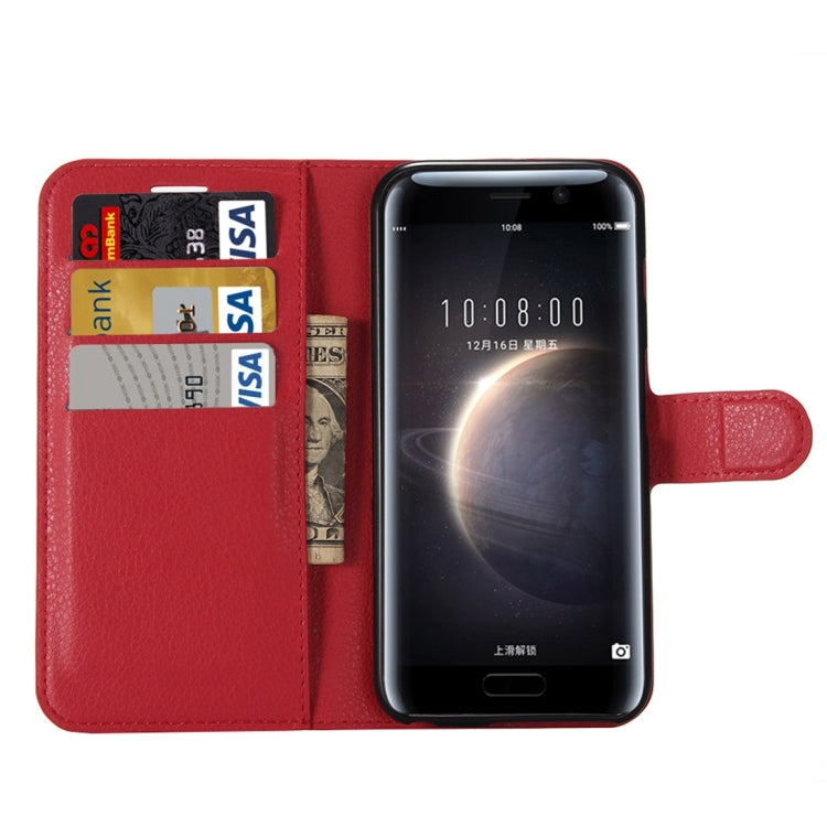 For Huawei Honor Magic Litchi Texture Horizontal Flip Leather Case with Holder & Card Slots & Wallet