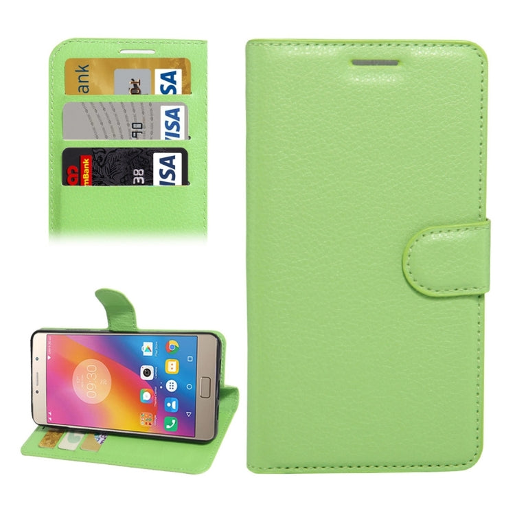For Lenovo P2 Litchi Texture Horizontal Flip Leather Case with Holder & Card Slots & Wallet
