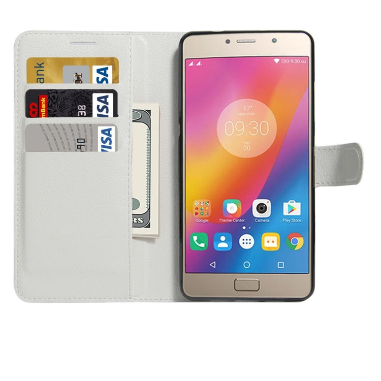 For Lenovo P2 Litchi Texture Horizontal Flip Leather Case with Holder & Card Slots & Wallet
