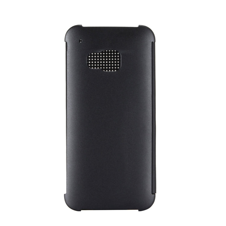HTC One M9 Horizontal Flip Dot View Protective Case with Sleep / Wake-up Function