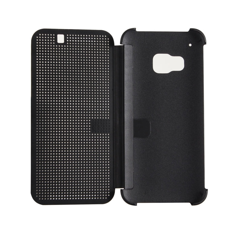 HTC One M9 Horizontal Flip Dot View Protective Case with Sleep / Wake-up Function