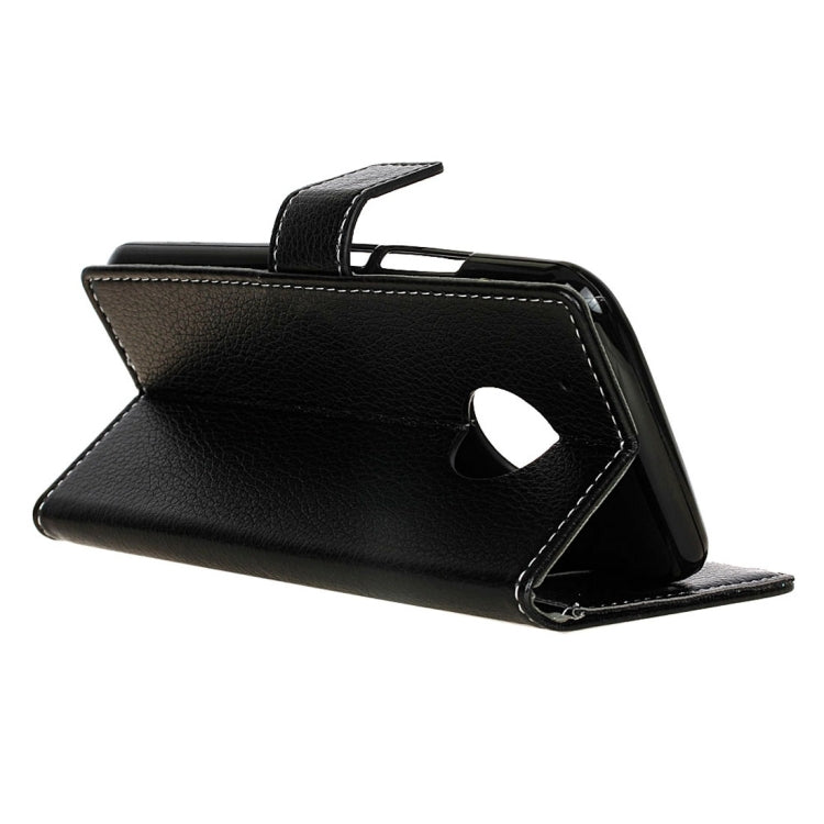 For Motorola Moto G (5th Gen.) Litchi Texture Horizontal Flip Leather Case with Holder & Card Slots & Wallet & Photo Frame