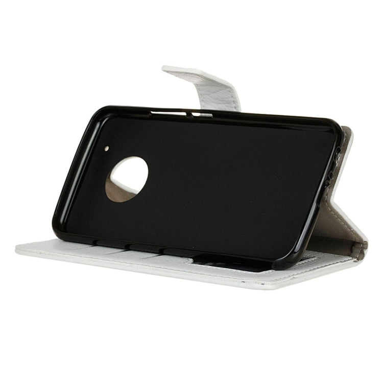 For Motorola Moto G (5th Gen.) Litchi Texture Horizontal Flip Leather Case with Holder & Card Slots & Wallet & Photo Frame