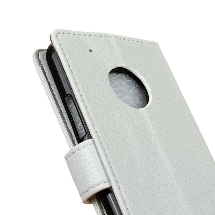 For Motorola Moto G (5th Gen.) Litchi Texture Horizontal Flip Leather Case with Holder & Card Slots & Wallet & Photo Frame