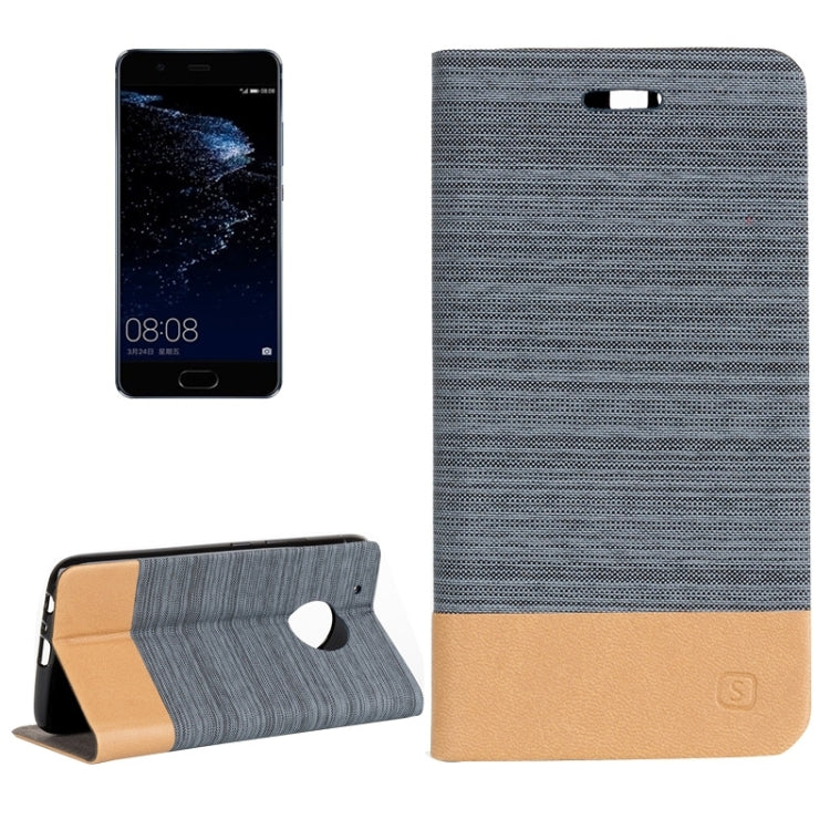 For Huawei P10 Denim Texture Horizontal Flip Leather Case with Holder & Card Slots & Wallet