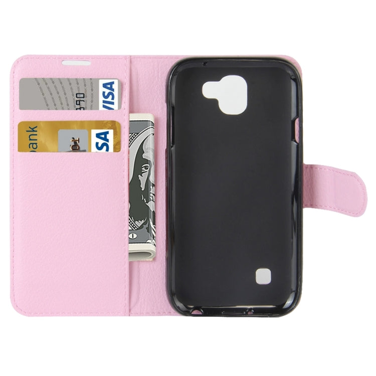 For LG K3 (2017) Litchi Texture Horizontal Flip Leather Case with Holder & Card Slots & Wallet