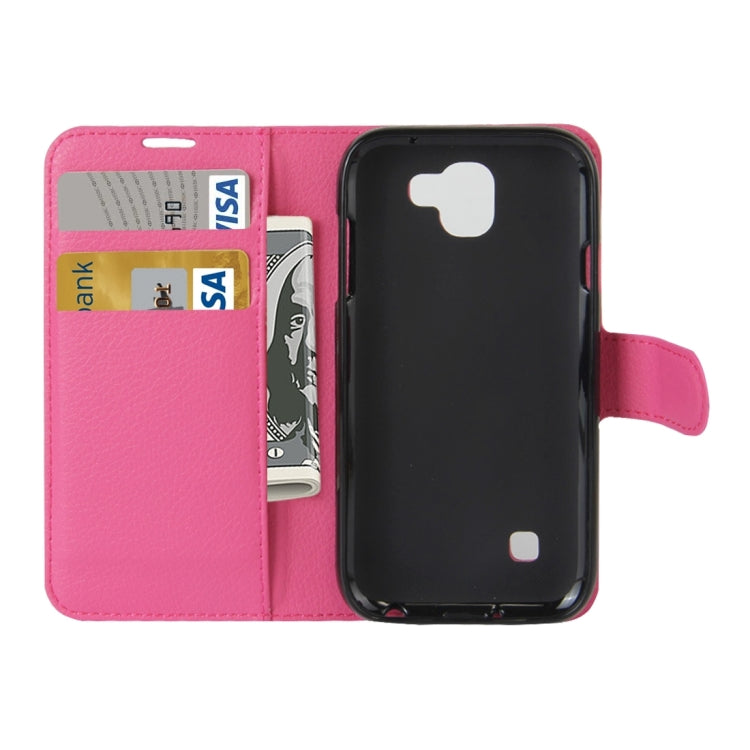 For LG K3 (2017) Litchi Texture Horizontal Flip Leather Case with Holder & Card Slots & Wallet