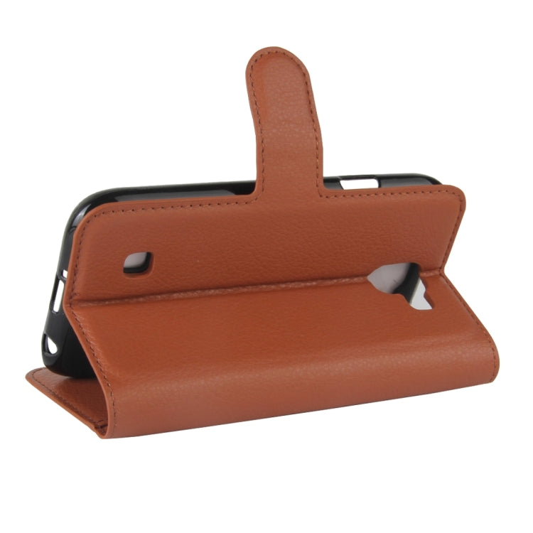 For LG K3 (2017) Litchi Texture Horizontal Flip Leather Case with Holder & Card Slots & Wallet