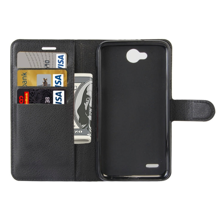 For LG X power2 Litchi Texture Horizontal Flip Leather Case with Holder & Card Slots & Wallet