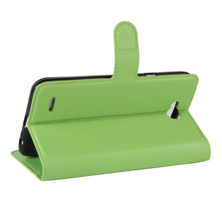 For LG X power2 Litchi Texture Horizontal Flip Leather Case with Holder & Card Slots & Wallet