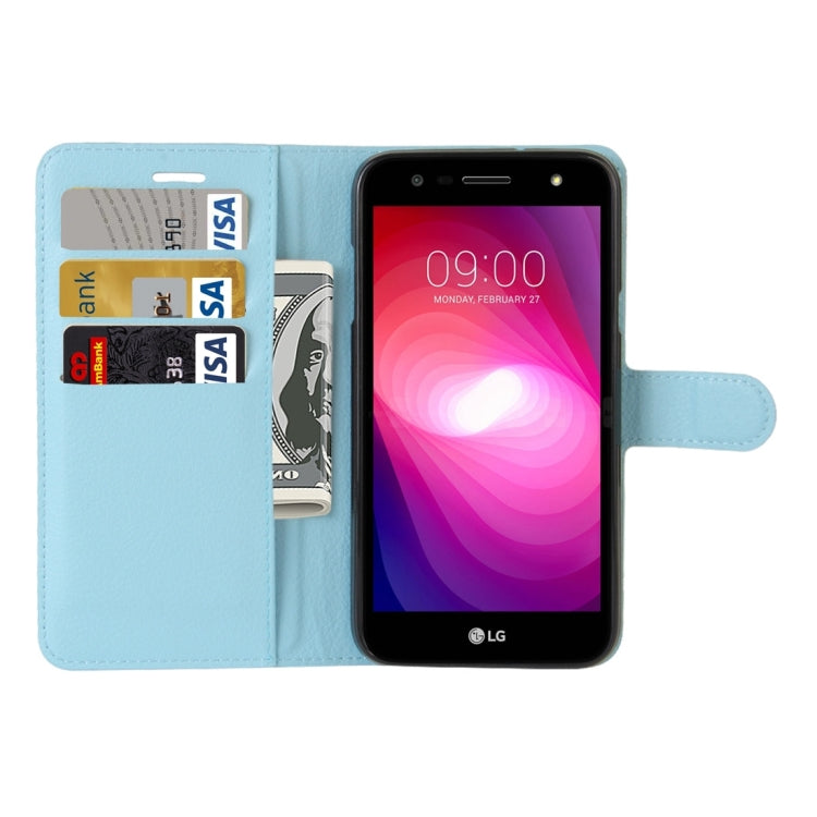 For LG X power2 Litchi Texture Horizontal Flip Leather Case with Holder & Card Slots & Wallet