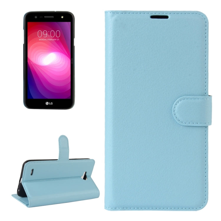 For LG X power2 Litchi Texture Horizontal Flip Leather Case with Holder & Card Slots & Wallet