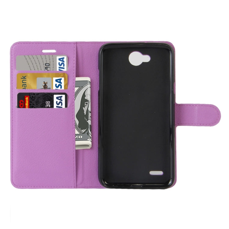For LG X power2 Litchi Texture Horizontal Flip Leather Case with Holder & Card Slots & Wallet