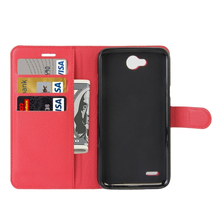For LG X power2 Litchi Texture Horizontal Flip Leather Case with Holder & Card Slots & Wallet