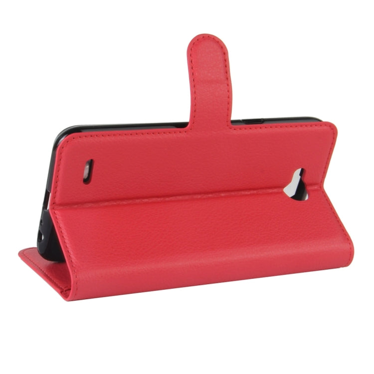 For LG X power2 Litchi Texture Horizontal Flip Leather Case with Holder & Card Slots & Wallet