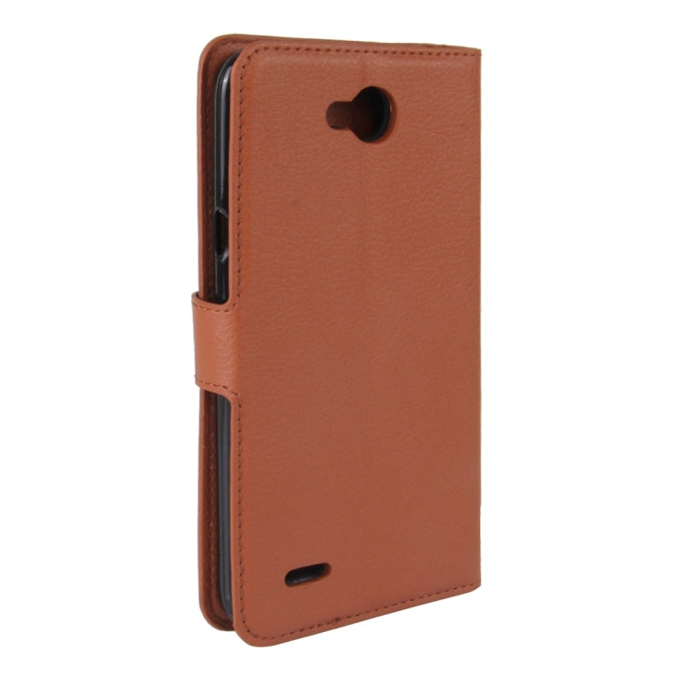 For LG X power2 Litchi Texture Horizontal Flip Leather Case with Holder & Card Slots & Wallet