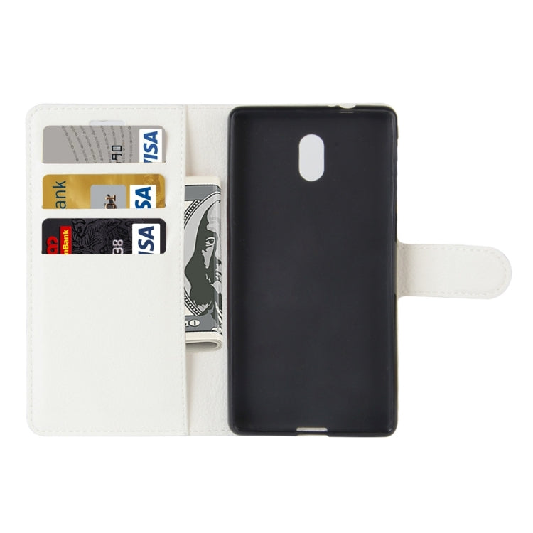 For Nokia 3 Litchi Texture Horizontal Flip Leather Case with Holder & Card Slots & Wallet