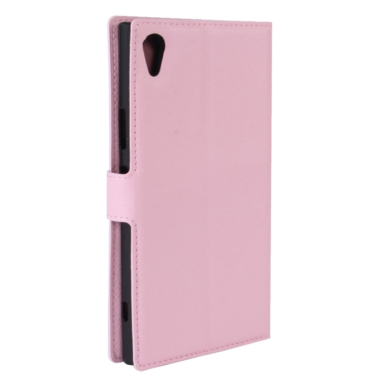 For Sony Xperia XA1 Ultra Litchi Texture Horizontal Flip Leather Case with Holder & Card Slots & Wallet
