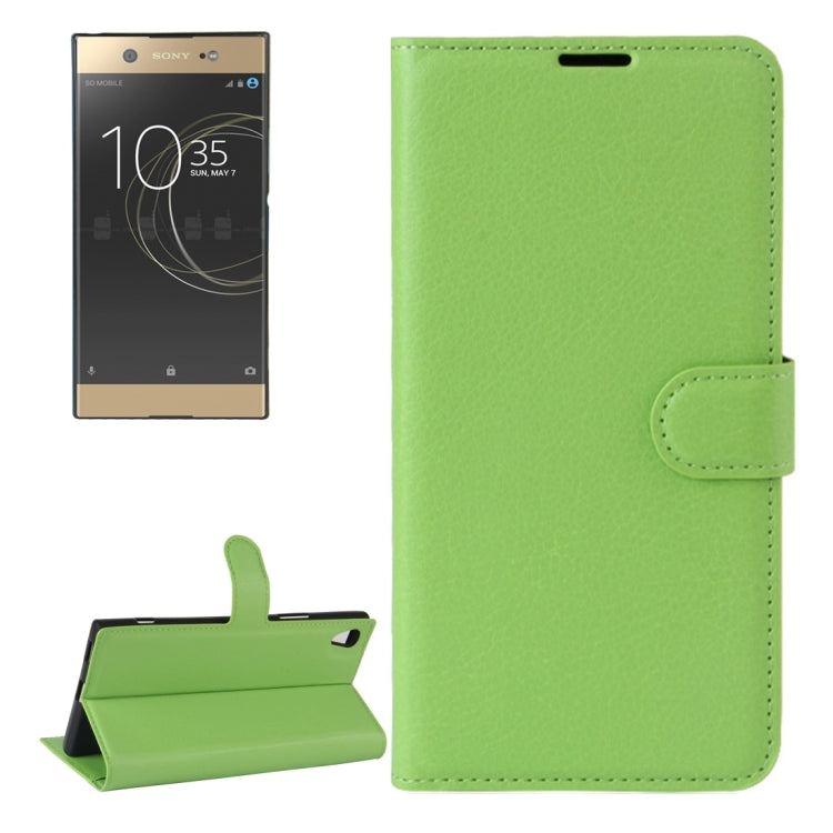For Sony Xperia XA1 Ultra Litchi Texture Horizontal Flip Leather Case with Holder & Card Slots & Wallet