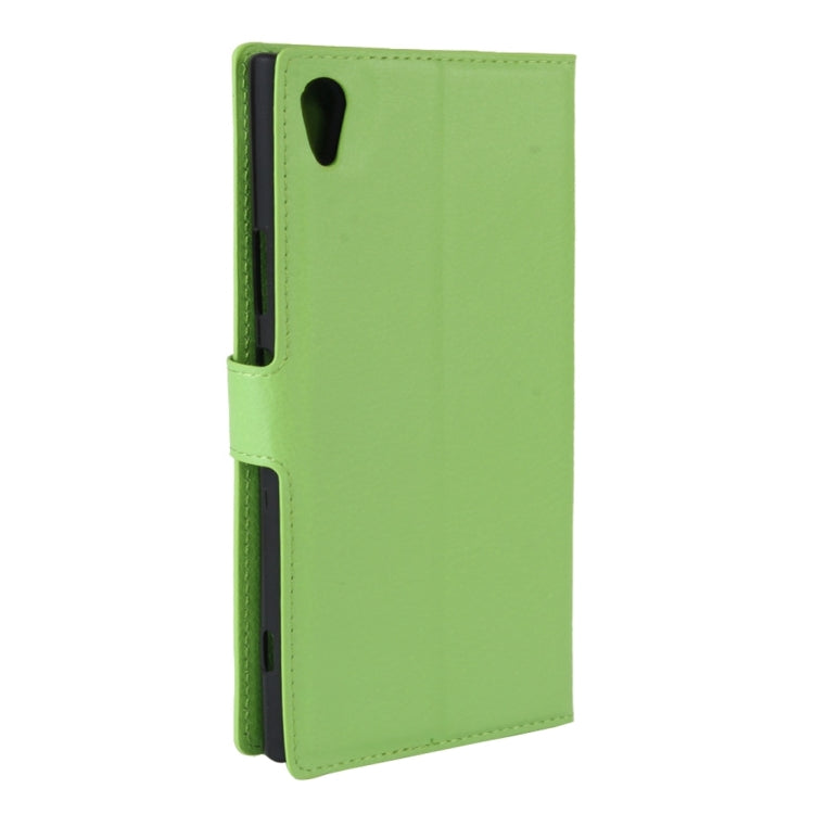 For Sony Xperia XA1 Ultra Litchi Texture Horizontal Flip Leather Case with Holder & Card Slots & Wallet
