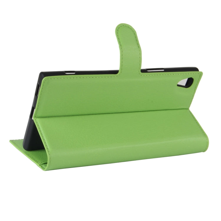 For Sony Xperia XA1 Ultra Litchi Texture Horizontal Flip Leather Case with Holder & Card Slots & Wallet