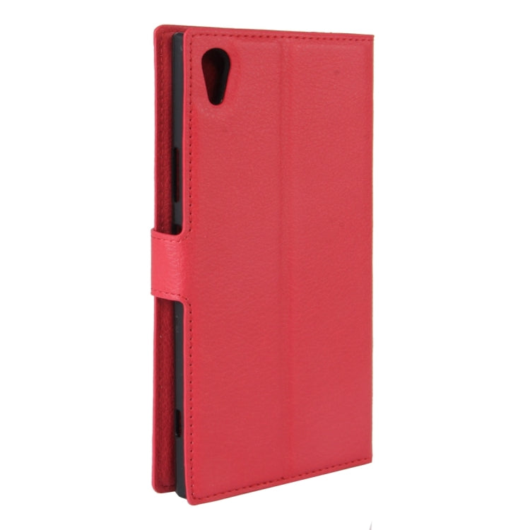 For Sony Xperia XA1 Ultra Litchi Texture Horizontal Flip Leather Case with Holder & Card Slots & Wallet