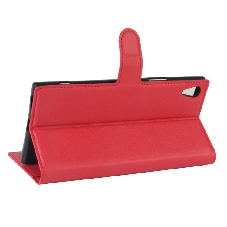 For Sony Xperia XA1 Ultra Litchi Texture Horizontal Flip Leather Case with Holder & Card Slots & Wallet