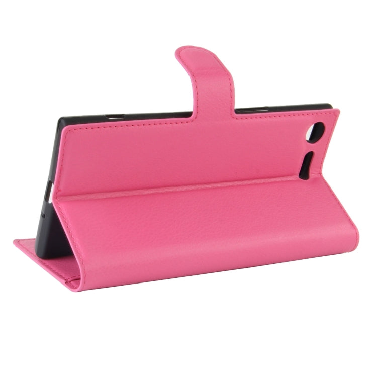 For Sony Xperia XZ Premium Litchi Texture Horizontal Flip Leather Case with Holder & Card Slots & Wallet