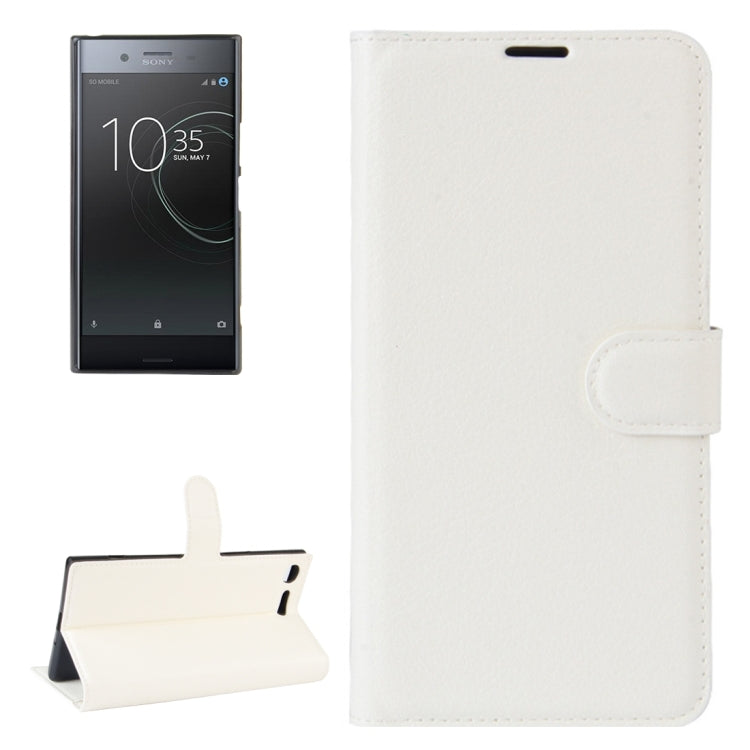 For Sony Xperia XZ Premium Litchi Texture Horizontal Flip Leather Case with Holder & Card Slots & Wallet