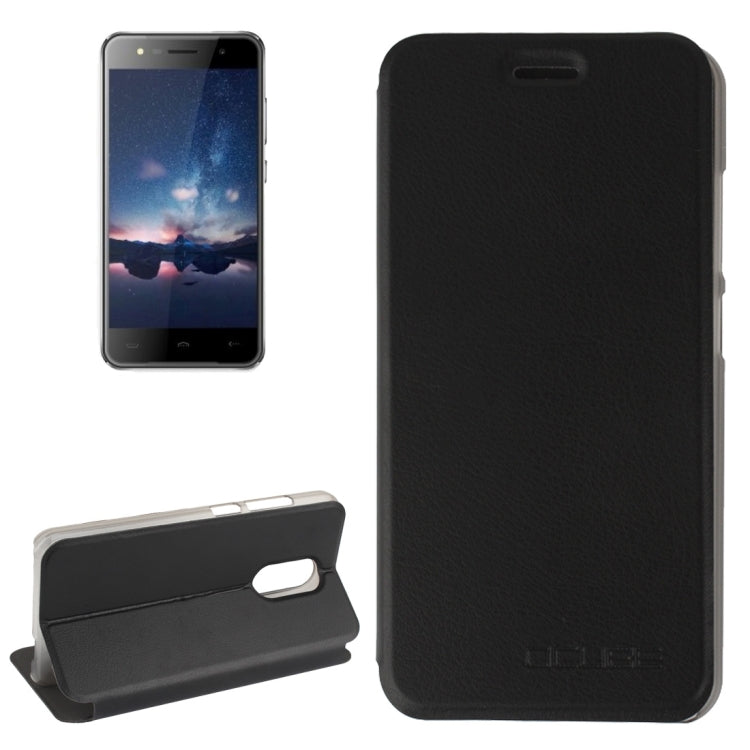 OCUBE for HOMTOM HT37 Spring Texture Horizontal Flip Leather Case with Holder