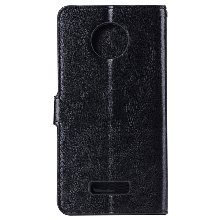 For Motorola Moto Z Crazy Horse Texture Horizontal Flip PU Leather Case with Holder & Card Slots & Wallet & Lanyard