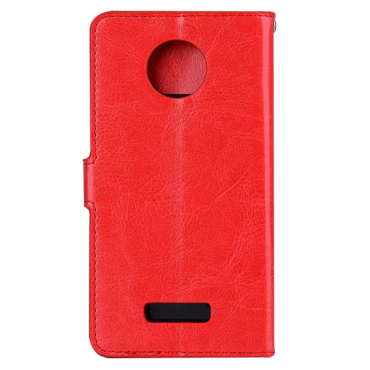 For Motorola Moto Z Crazy Horse Texture Horizontal Flip PU Leather Case with Holder & Card Slots & Wallet & Lanyard