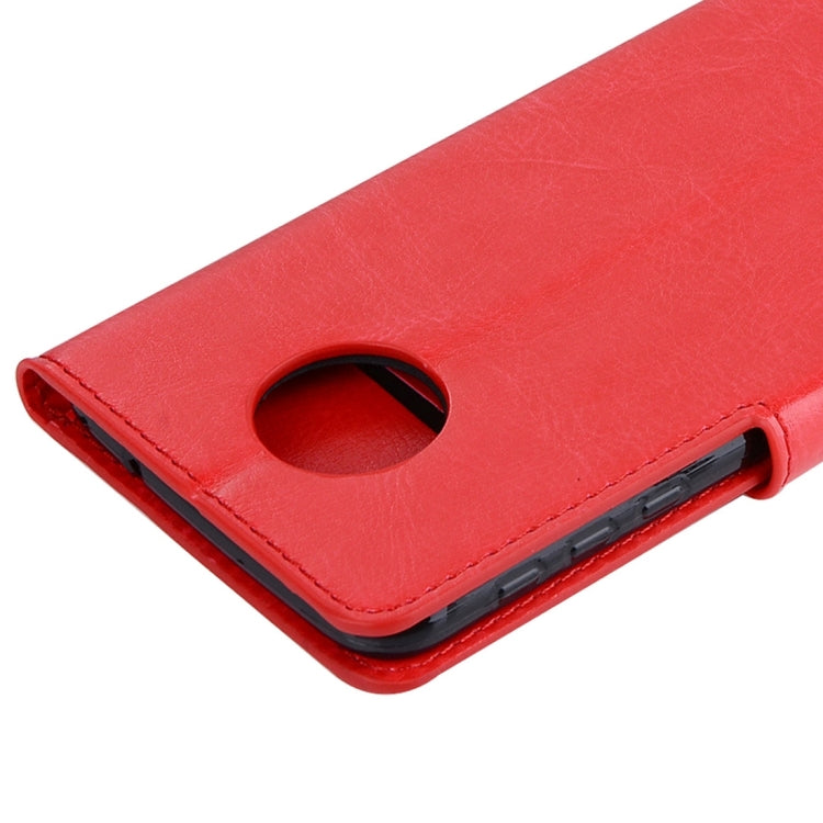 For Motorola Moto Z Crazy Horse Texture Horizontal Flip PU Leather Case with Holder & Card Slots & Wallet & Lanyard