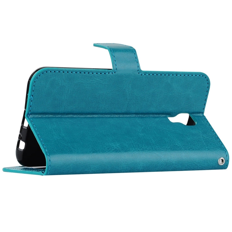 For LG X Screen Crazy Horse Texture Horizontal Flip PU Leather Case with Holder & Card Slots & Wallet