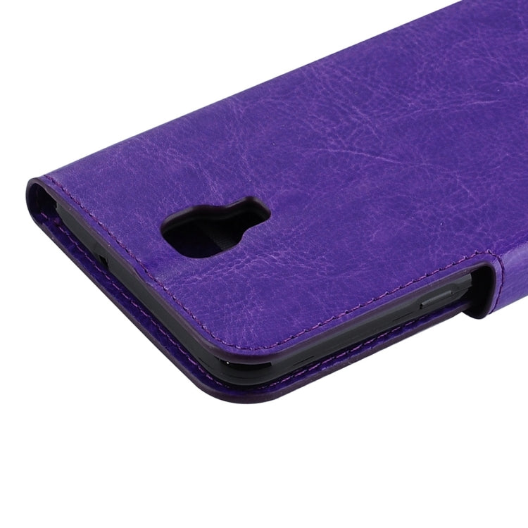 For LG X Screen Crazy Horse Texture Horizontal Flip PU Leather Case with Holder & Card Slots & Wallet