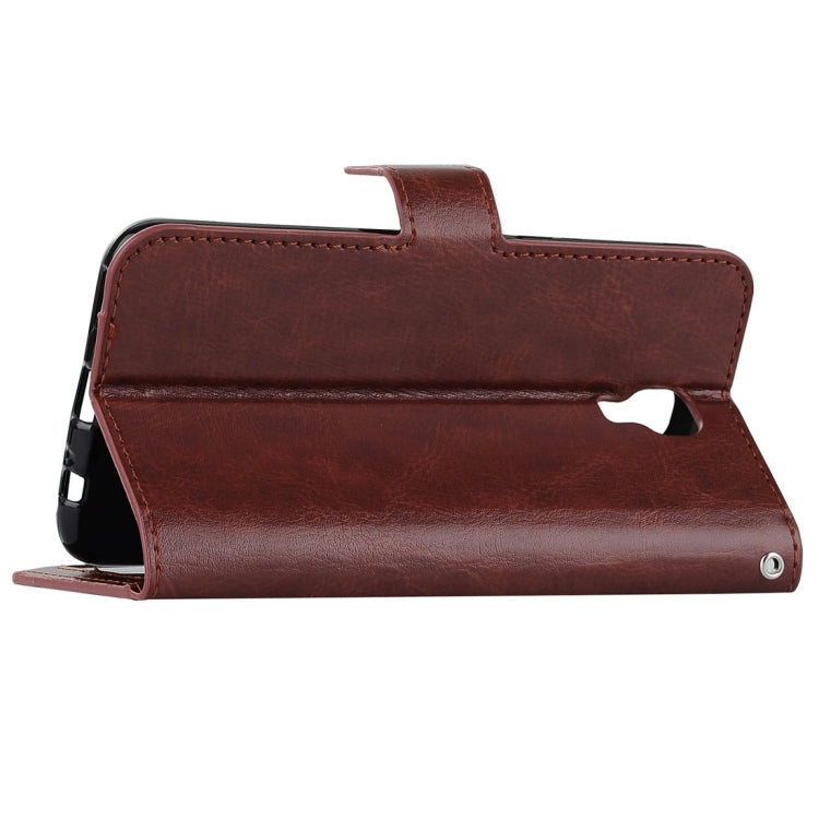 For LG X Screen Crazy Horse Texture Horizontal Flip PU Leather Case with Holder & Card Slots & Wallet