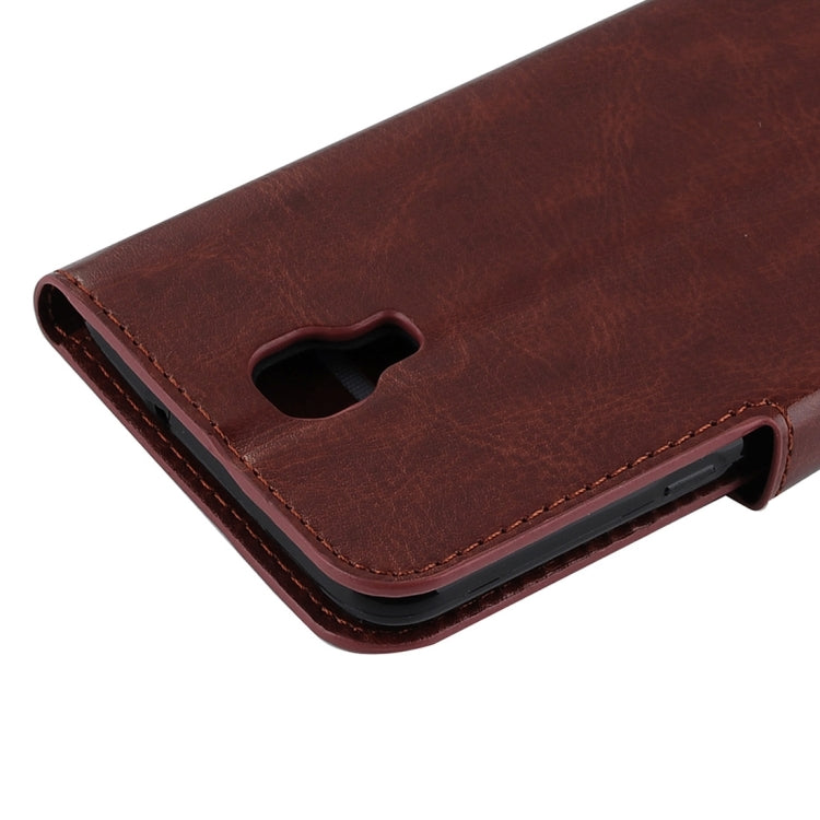 For LG X Screen Crazy Horse Texture Horizontal Flip PU Leather Case with Holder & Card Slots & Wallet