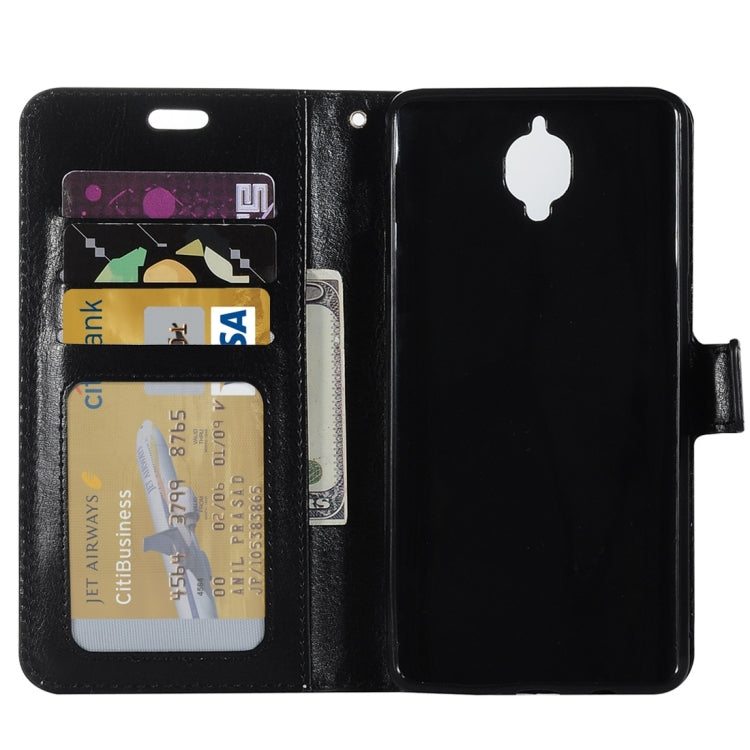 For OnePlus 3 Crazy Horse Texture Horizontal Flip PU Leather Case with Holder & Card Slots & Wallet