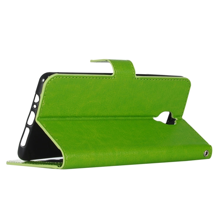 For OnePlus 3 Crazy Horse Texture Horizontal Flip PU Leather Case with Holder & Card Slots & Wallet