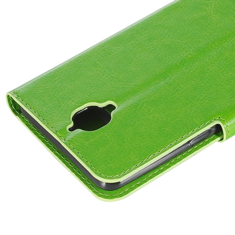 For OnePlus 3 Crazy Horse Texture Horizontal Flip PU Leather Case with Holder & Card Slots & Wallet