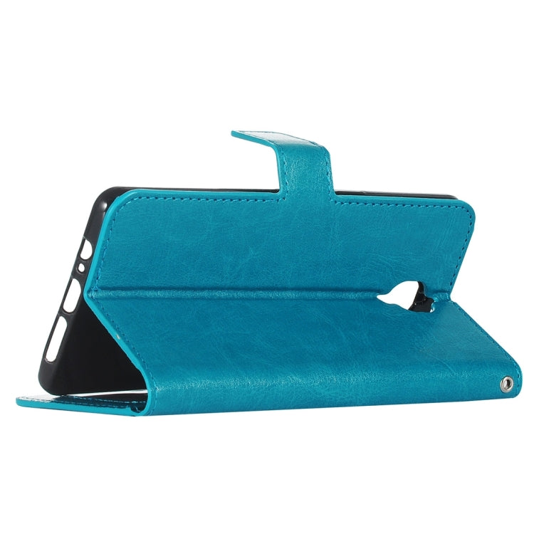 For OnePlus 3 Crazy Horse Texture Horizontal Flip PU Leather Case with Holder & Card Slots & Wallet